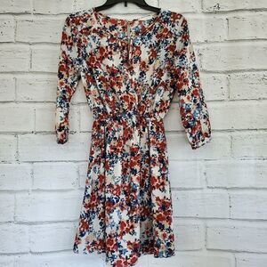 Lush floral skater dress